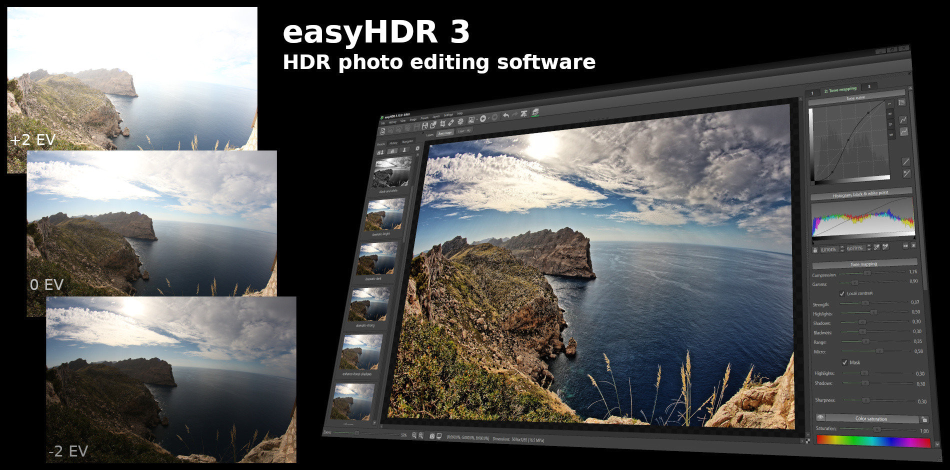 easyHDR - High Dynamic Range (HDR) photo editing software